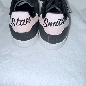 Adidas Women's Pink and Black Trainers